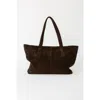 Tah Margot Carryall Tote In Brown
