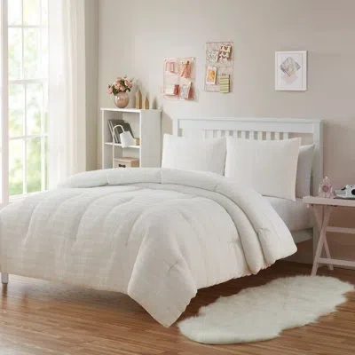 Tahari 2 Piece Toddler Bedding Set In White