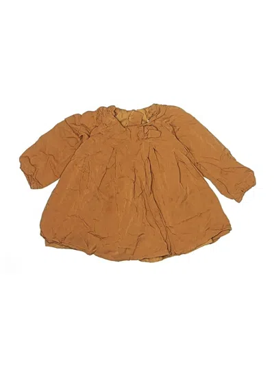 Pre-owned Tahari Babies' 3/4 Sleeve Blouse In Orange