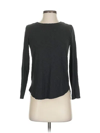 Pre-owned Tahari 3/4 Sleeve T-shirt In Gray