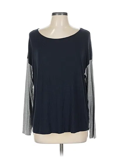 Pre-owned Tahari 3/4 Sleeve T-shirt In Blue