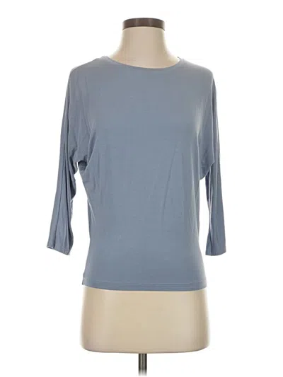Pre-owned Tahari 3/4 Sleeve T-shirt In Gray
