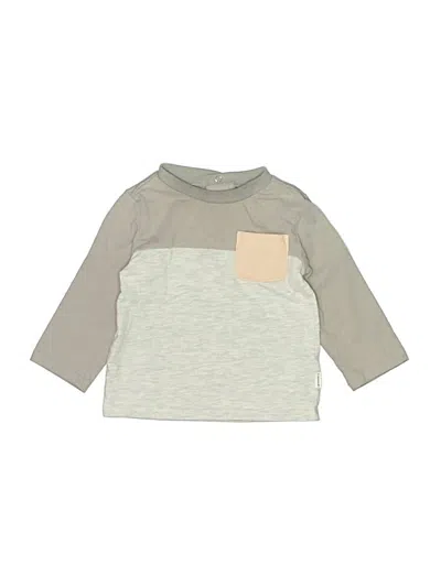 Pre-owned Tahari Babies' 3/4 Sleeve T-shirt In Gray