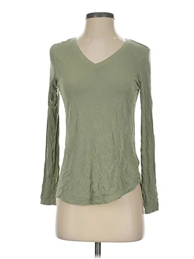 Pre-owned Tahari 3/4 Sleeve T-shirt In Green
