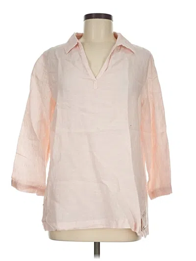 Pre-owned Tahari 3/4 Sleeve T-shirt In Pink