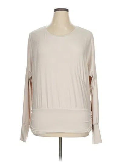 Pre-owned Tahari 3/4 Sleeve T-shirt In White