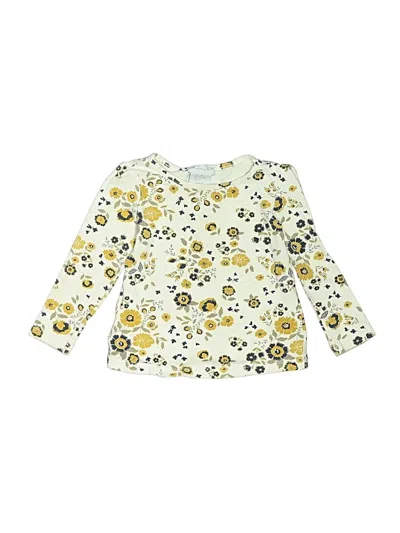 Pre-owned Tahari Kids' 3/4 Sleeve T-shirt In Yellow