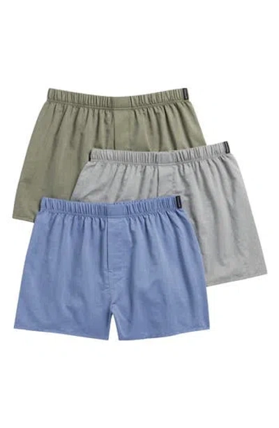 Tahari 3-pack Woven Boxers In Beetle