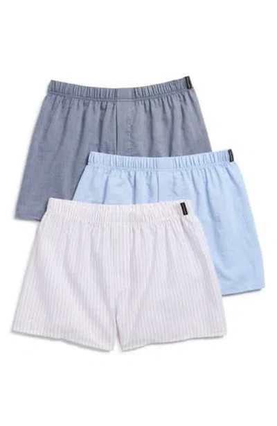 Tahari 3-pack Woven Boxers In Bright White