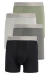 Tahari 4-pack Luxe Boxer Briefs In Green