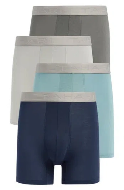 Tahari 4-pack Luxe Boxer Briefs In Multi