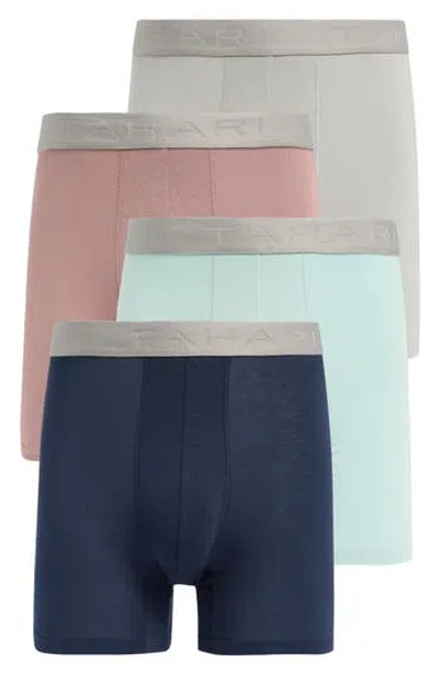 Tahari 4-pack Luxe Boxer Briefs In Black