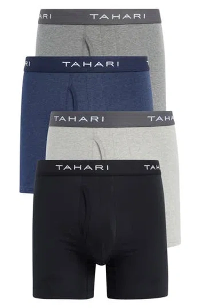 Tahari 4-pack Stretch Boxer Briefs In Multi