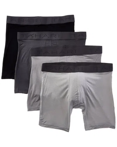 Tahari 4pk Modern Fit Luxe Micro Ultra Soft Boxer Brief In Multi