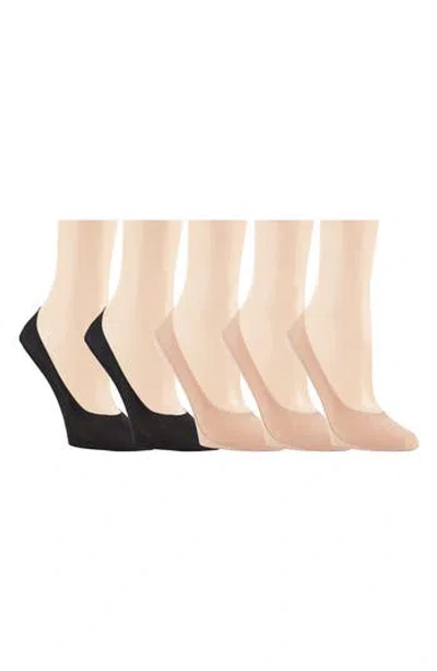 Tahari 5-pack Ballet Cut Socks In Multi