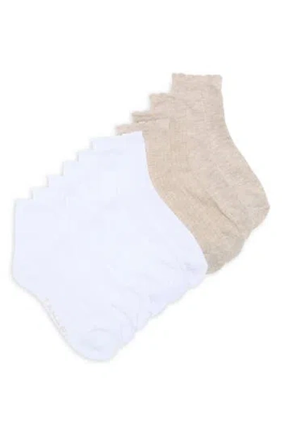 Tahari 5-pack Cushioned Ankle Socks In White