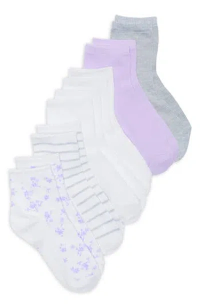 Tahari 6-pack Assorted Ankle Socks In Blue