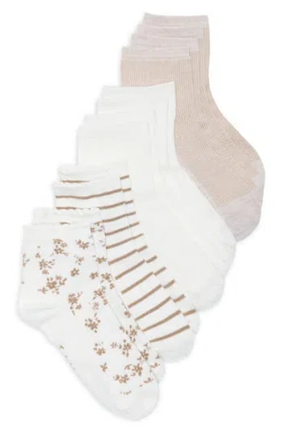 Tahari 6-pack Assorted Ankle Socks In Neutral
