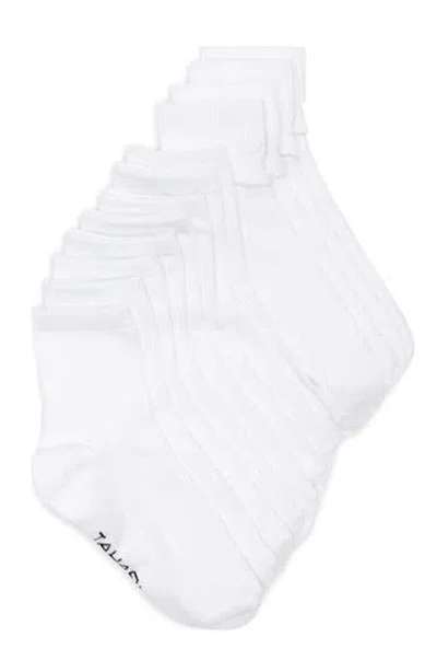 Tahari 6-pack Assorted Ankle Socks In White