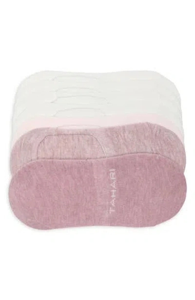 Tahari 7-pack Heathered Liner Socks In Pink