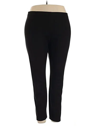 Pre-owned Tahari Active Pants In Black