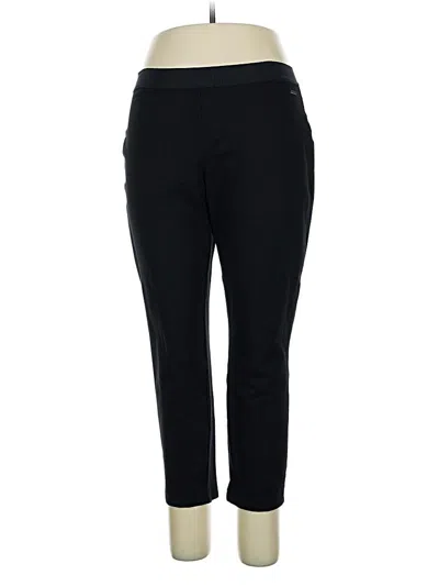 Pre-owned Tahari Active Pants In Black