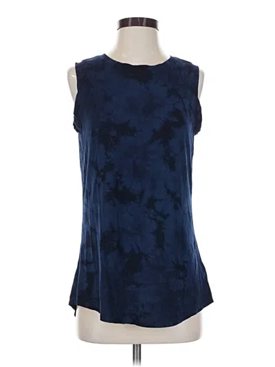 Pre-owned Tahari Active Tank Top In Blue