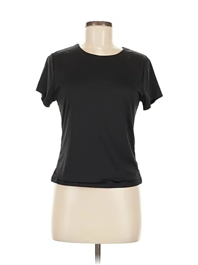 Pre-owned Tahari Active T-shirt In Black