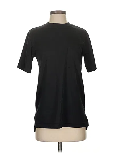Pre-owned Tahari Active T-shirt In Black