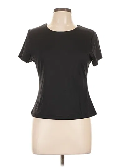 Pre-owned Tahari Active T-shirt In Black