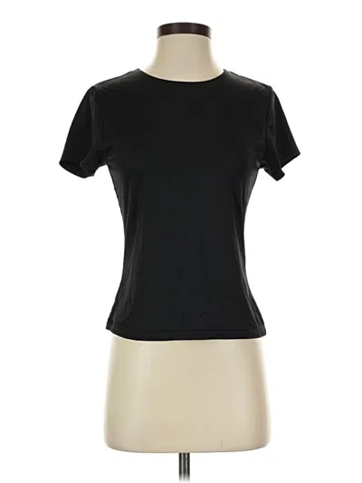 Pre-owned Tahari Active T-shirt In Black