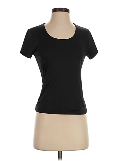 Pre-owned Tahari Active T-shirt In Black