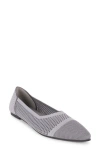Tahari Women's Antigua Knit Slip-on Flats In Gray