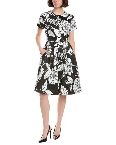 Tahari Asl A-line Dress In Multi
