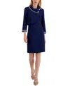 TAHARI ASL BEADED DRESS SUIT