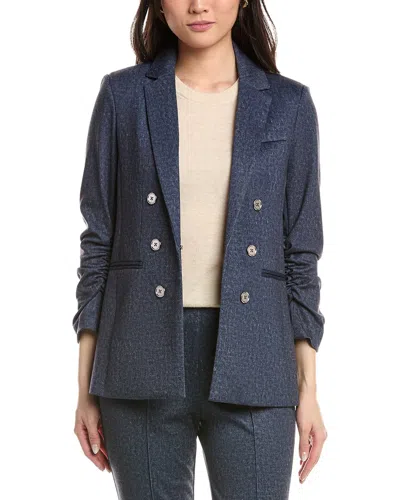 Tahari Asl Blazer In Blue