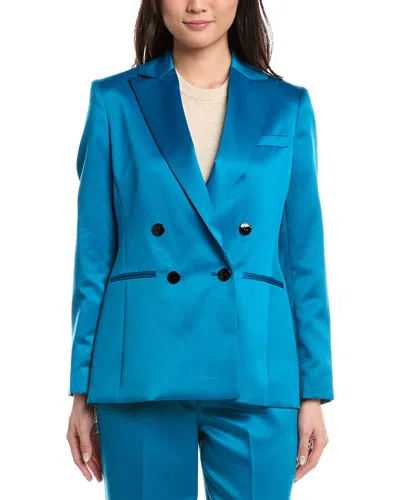 Tahari Asl Blazer In Blue