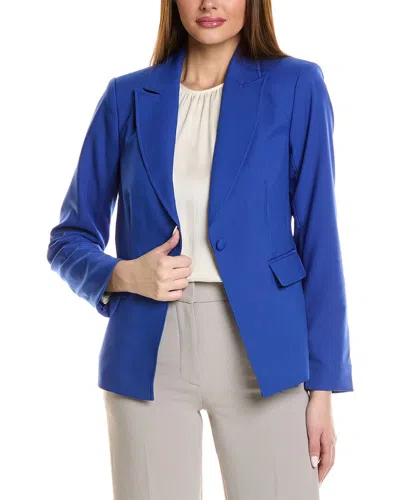 Tahari Asl Blazer In Blue