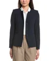 Tahari Asl Blazer Jacket In Blue