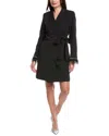 Tahari Asl Blazer Mini Dress In Black