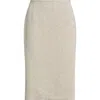 Tahari Asl Bouclé Pencil Skirt In Gray