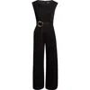 Tahari Asl Buckle Detail Jumpsuit In Multi