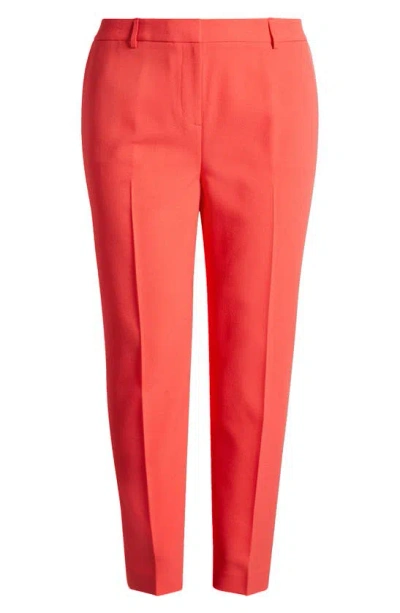 Tahari Asl Plus Size Classic Mid Rise Ankle Pants In Grenadine