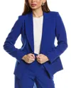 Tahari Asl One-button Blazer In Blue