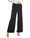 Tahari Asl Crepe Pant In Blue