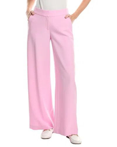 Tahari Asl Crepe Pant In Pink