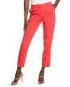 Tahari Asl Crepe Pant In Red