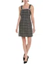 Tahari Asl Women's Rhinestone Embellished Boucle Dress