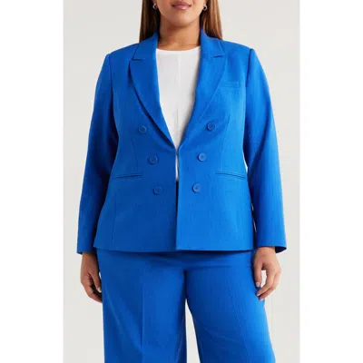 Tahari Asl Faux Double Breasted Jacket