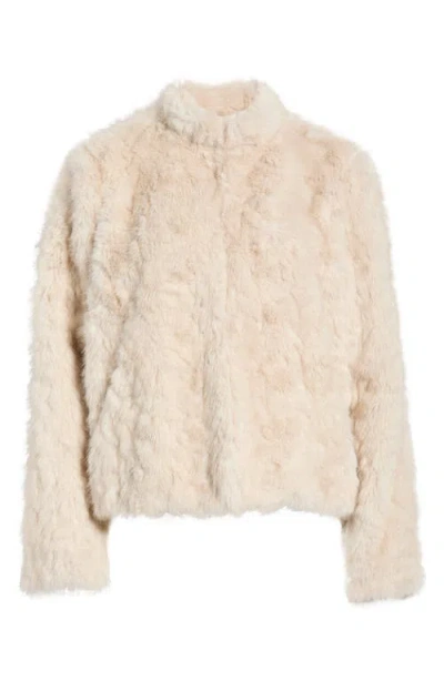 Tahari Asl Faux Fur Jacket In Neutral